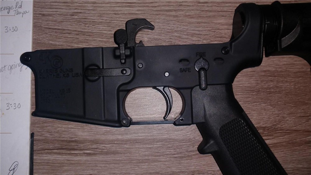 AR-15 Alum 7075 T6 Complete Lower Receiver 6 Pos Stock. Layawayok-img-4