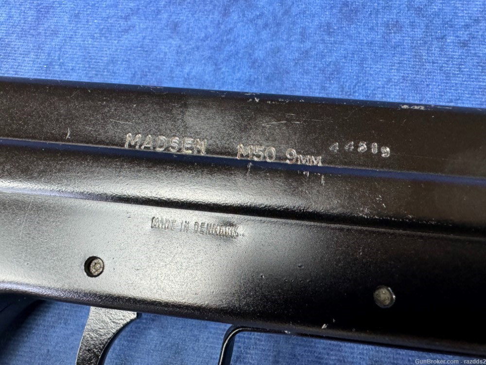 TRANSFERABLE Excellent C&R Madsen M50 9mm EFILE READY-img-4