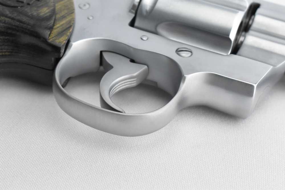1981 Colt Python 357 mag w COLTGUARD E-NICKEL Finish PORTED 6" Barrel -img-22