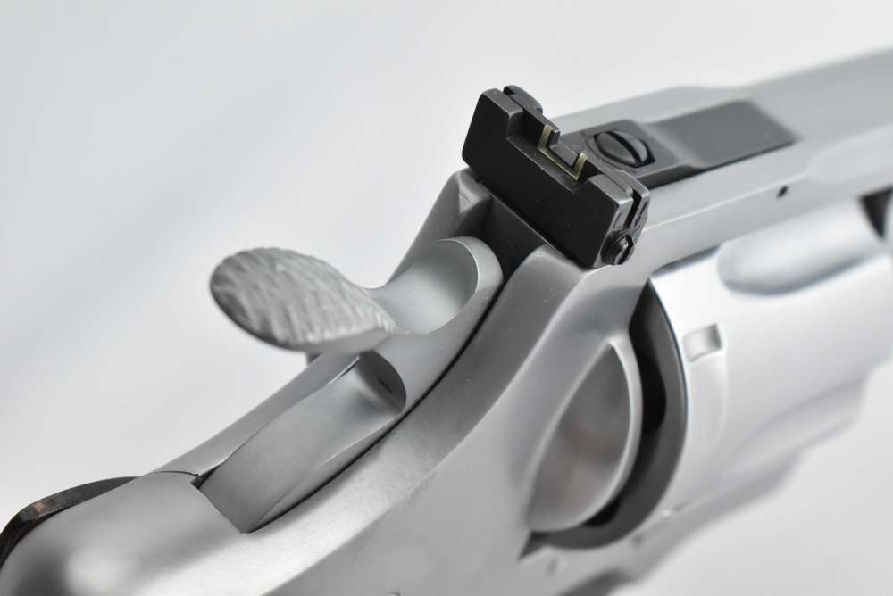 1981 Colt Python 357 mag w COLTGUARD E-NICKEL Finish PORTED 6" Barrel -img-11