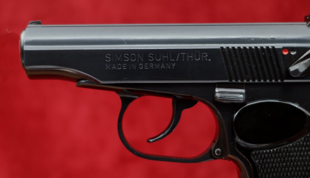 Simson Suhl Thur Makarov Ser # 000025 Near Perfect East German-img-6