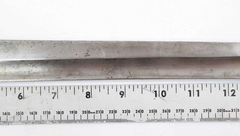 ORG WWI IMP. GERMAN S98/05 SEITENGEWEHR BUTCHER BLADE BAYONET W/ SCABBARD-img-9