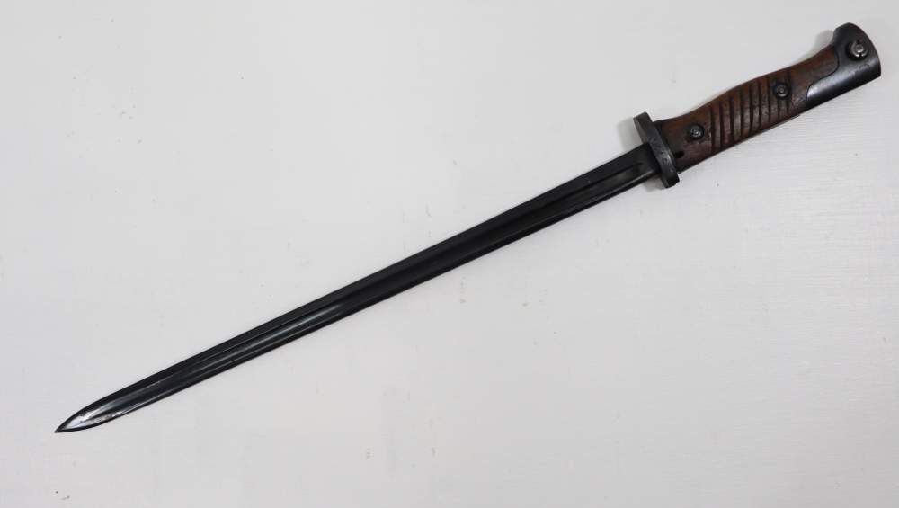 ORG PRE-WWI GERMAN M1898 NEUER ART QUILLBACK BAYONET W/ SCABBARD 1906 DATED-img-7