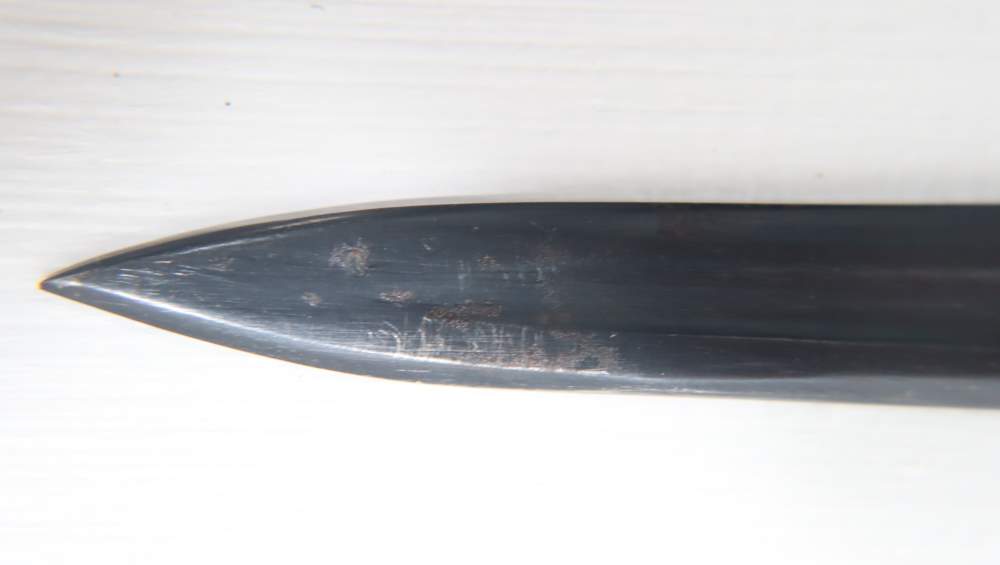 ORG PRE-WWI GERMAN M1898 NEUER ART QUILLBACK BAYONET W/ SCABBARD 1906 DATED-img-26