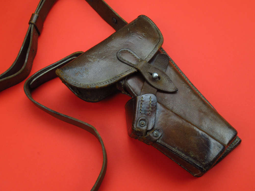 Very desirable 1910 Imperial German WWI Roth Steyr M1907 8mm Holster Hahn -img-35
