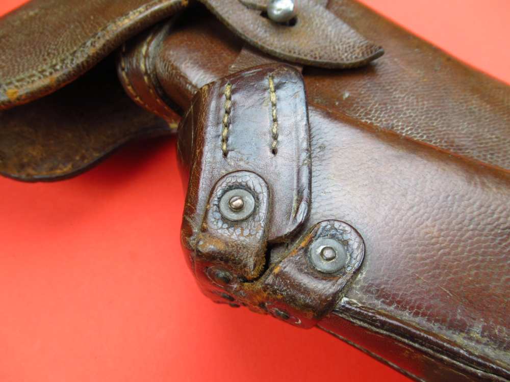 Very desirable 1910 Imperial German WWI Roth Steyr M1907 8mm Holster Hahn -img-44