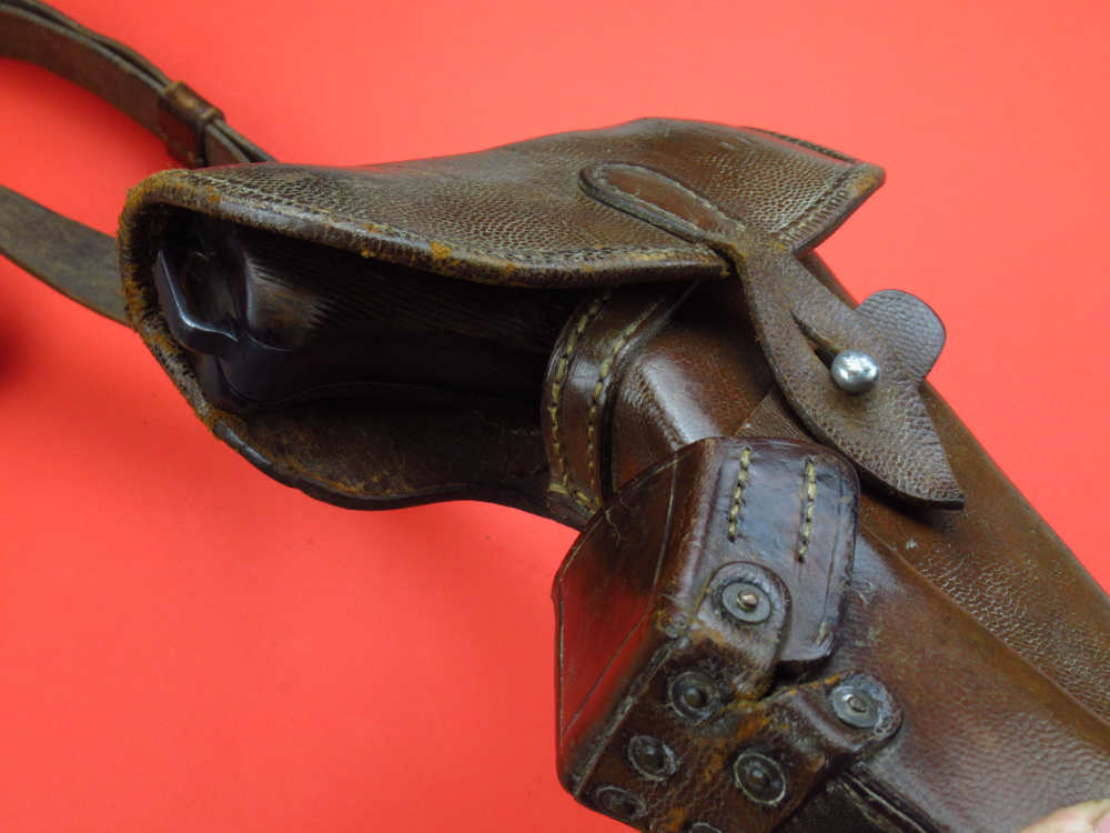 Very desirable 1910 Imperial German WWI Roth Steyr M1907 8mm Holster Hahn -img-69