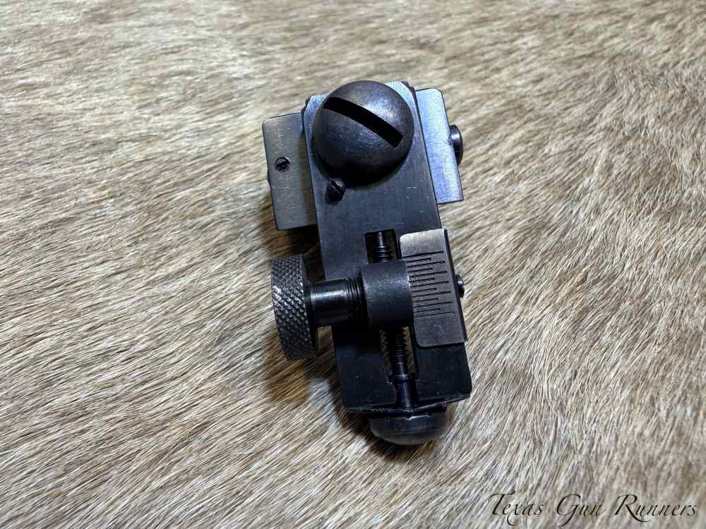 Original Vintage Lyman 57WJS Receiver Peep Sight Fits Winchester Model 70 -img-2