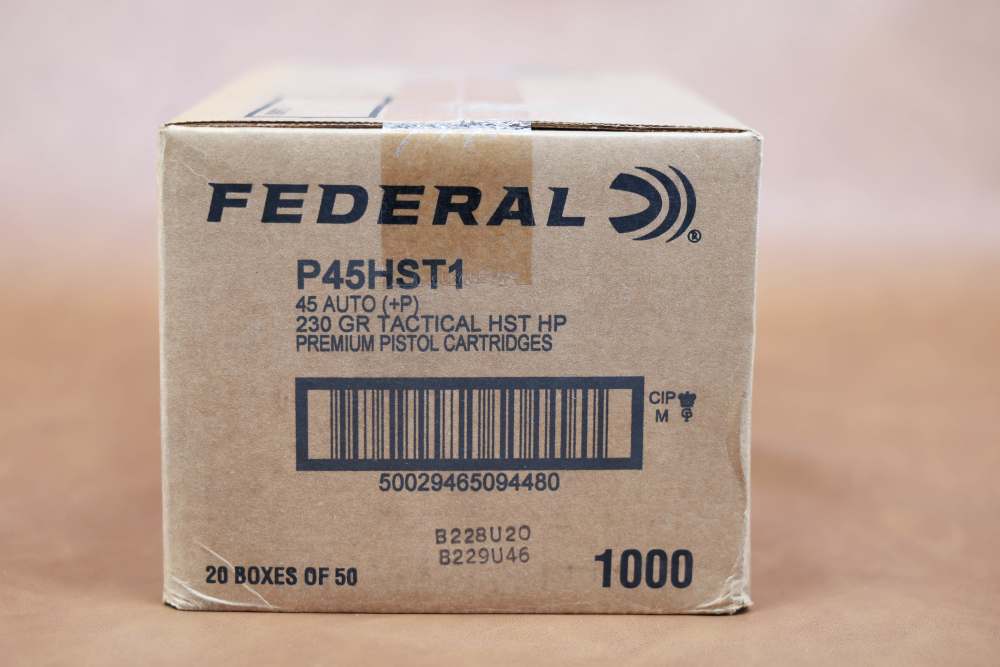 Federal P45HST1 - 45 Acp 230 Gr + P - HST Hollow Point - 250 Rounds -img-9