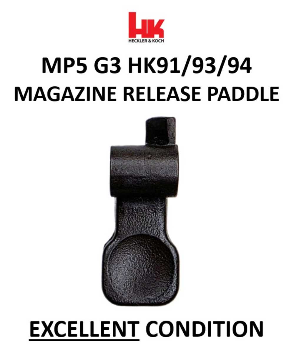 Heckler Koch HK MP5 G3 HK91/93/94 Magazine Release Paddle, Excellent 200399-img-0