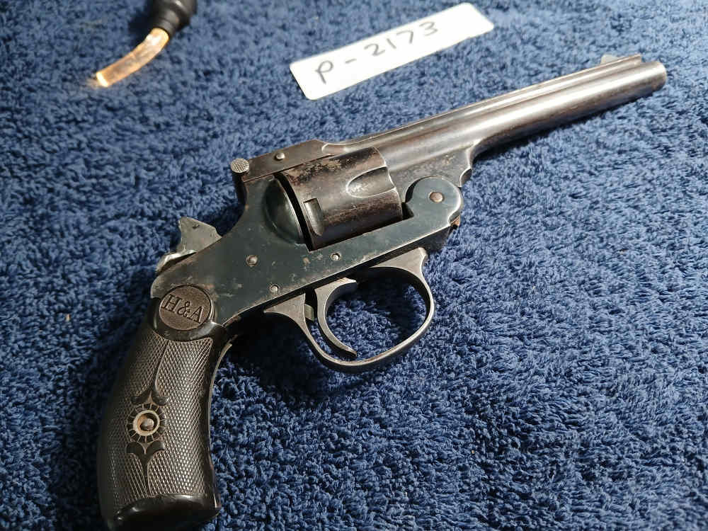 LOT OF TWO OLD HOPKINS AND ALLEN GUNSMITH  PROJECT REVOLVERS  P-2173 -img-7