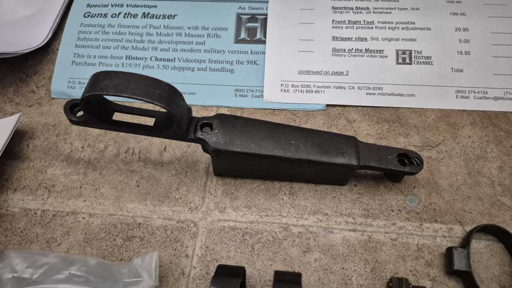 MITCHELL'S MAUSERS MANUEL AND PARTS 98K M48 MAUSER 8MM-img-3