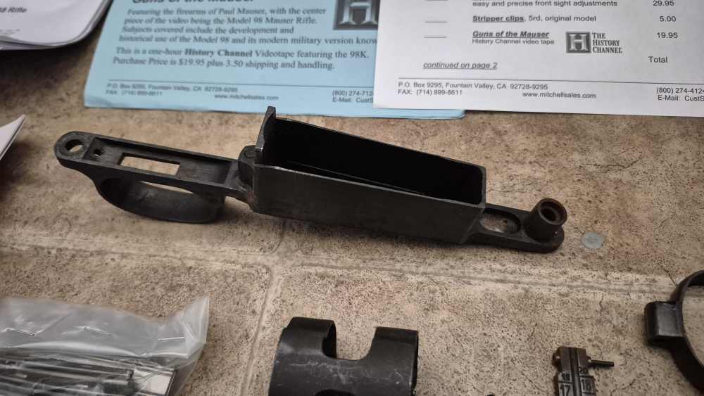 MITCHELL'S MAUSERS MANUEL AND PARTS 98K M48 MAUSER 8MM-img-4