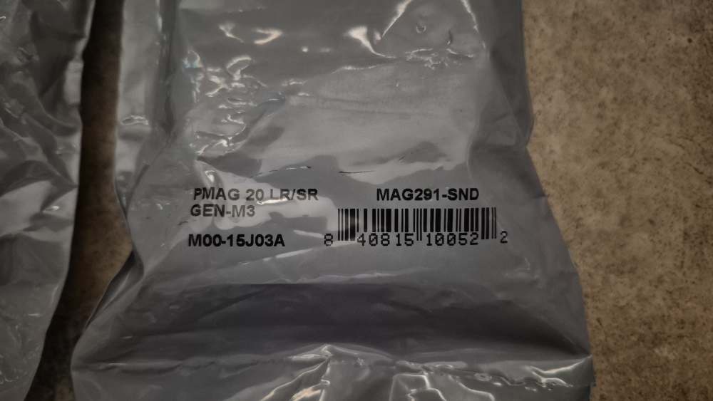 MAGPUL GEN 3 LR/SR PMAG 20rd 7.62 NATO 308 WIN RARE SAND COLOR!!-img-4