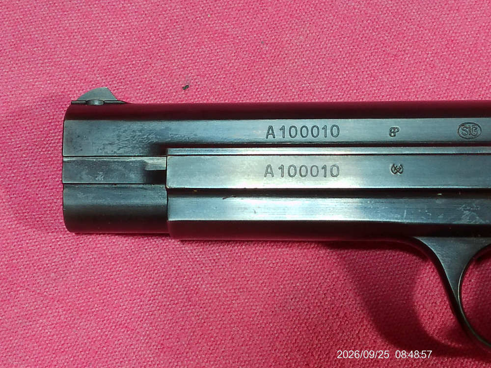 SWISS P210-1/ ARMY MODEL 49 *#A100010*EARLY  COLLECTOR ITEM *RARE*-img-0