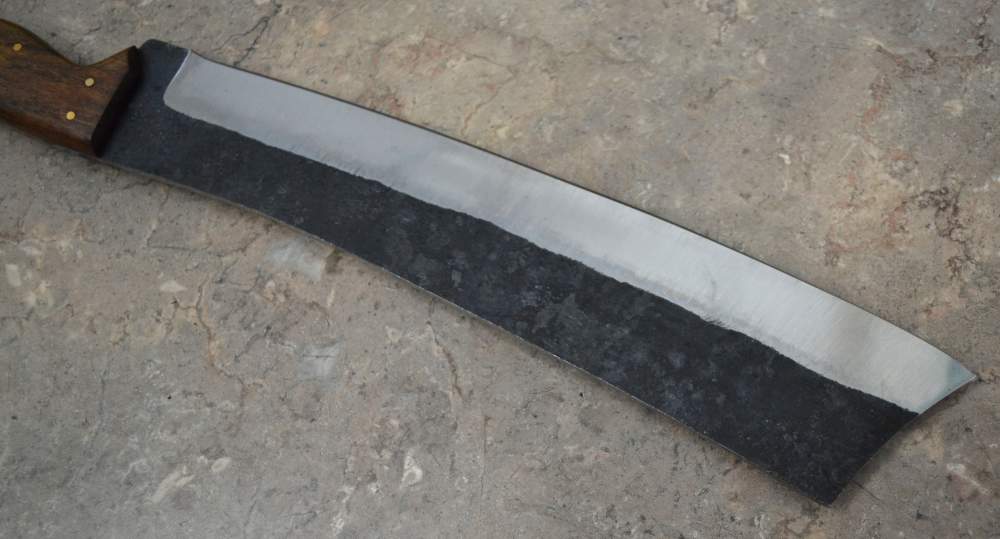 Custom Made Rail Track Forged Viking Machete Knife (SR 17)-img-3