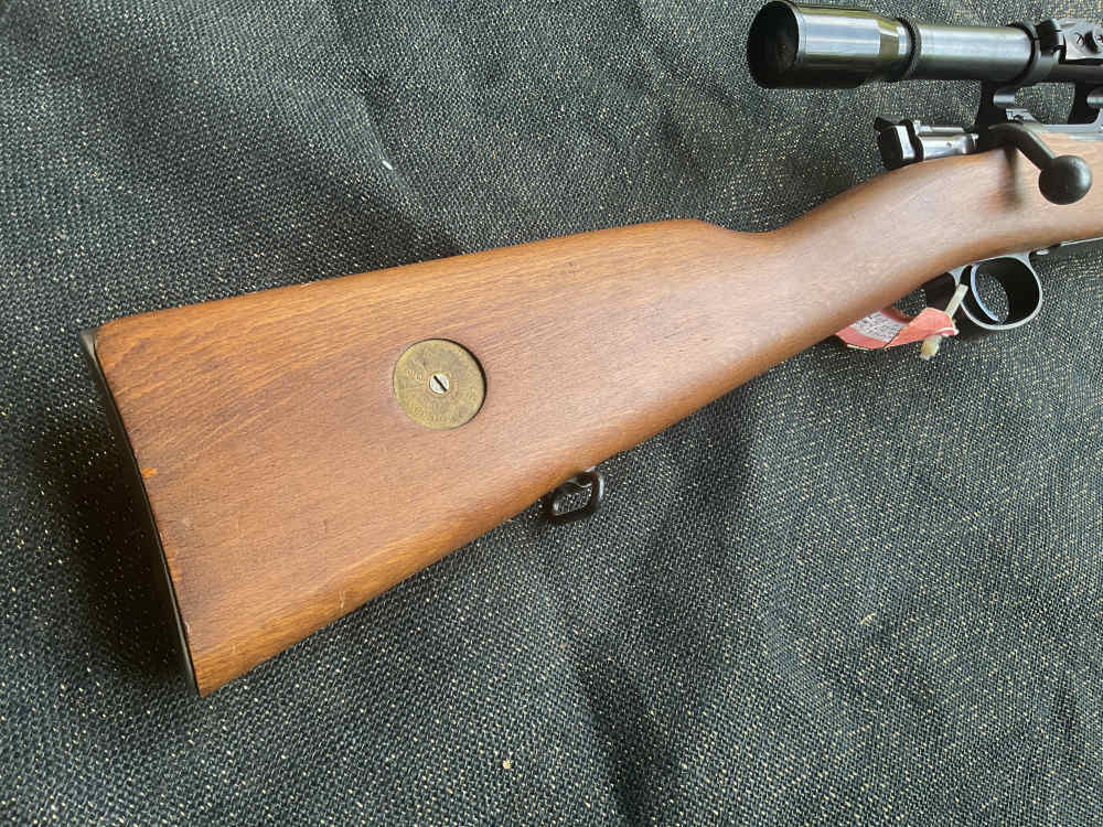 Nice US 30 Caliber Carbine WWII Inland Walnut Stock-img-11