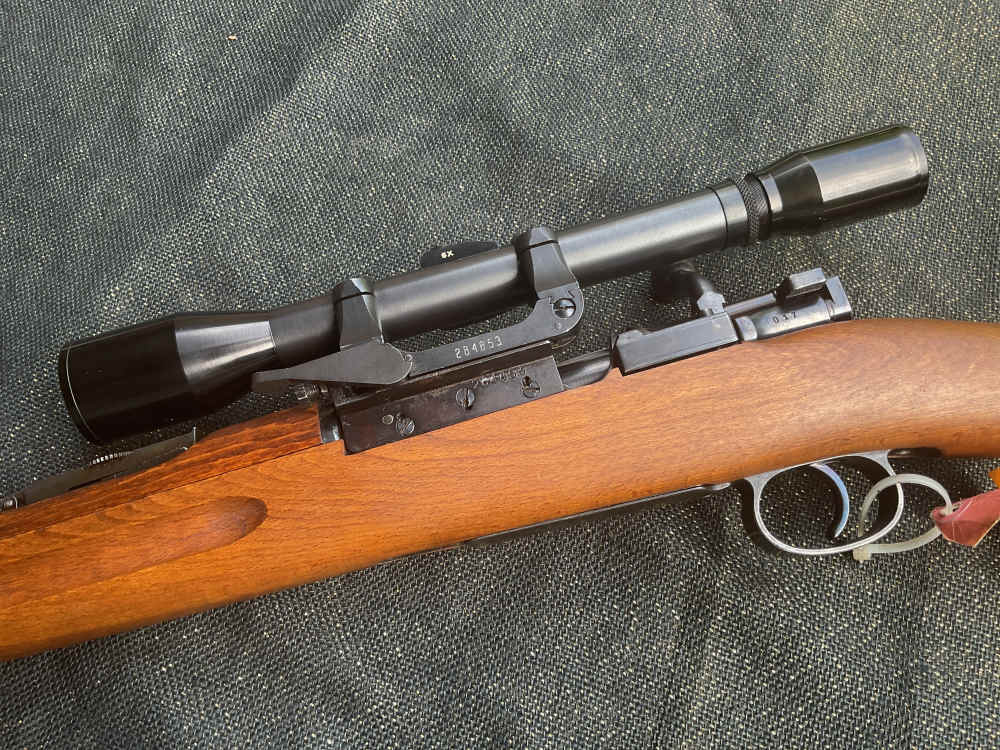 Nice US 30 Caliber Carbine WWII Inland Walnut Stock-img-23