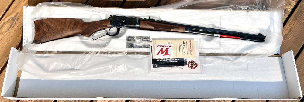 Winchester 1892 Deluxe Case Color 44 MAG 24" Octagon T/D NIB 2026 Nice Wood-img-1