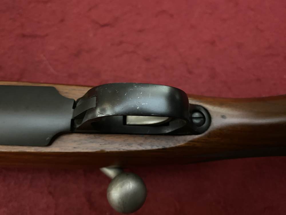 Excellent Ruger M77 Hawkeye African .375 Ruger 23" Walnut blued 07129-img-76