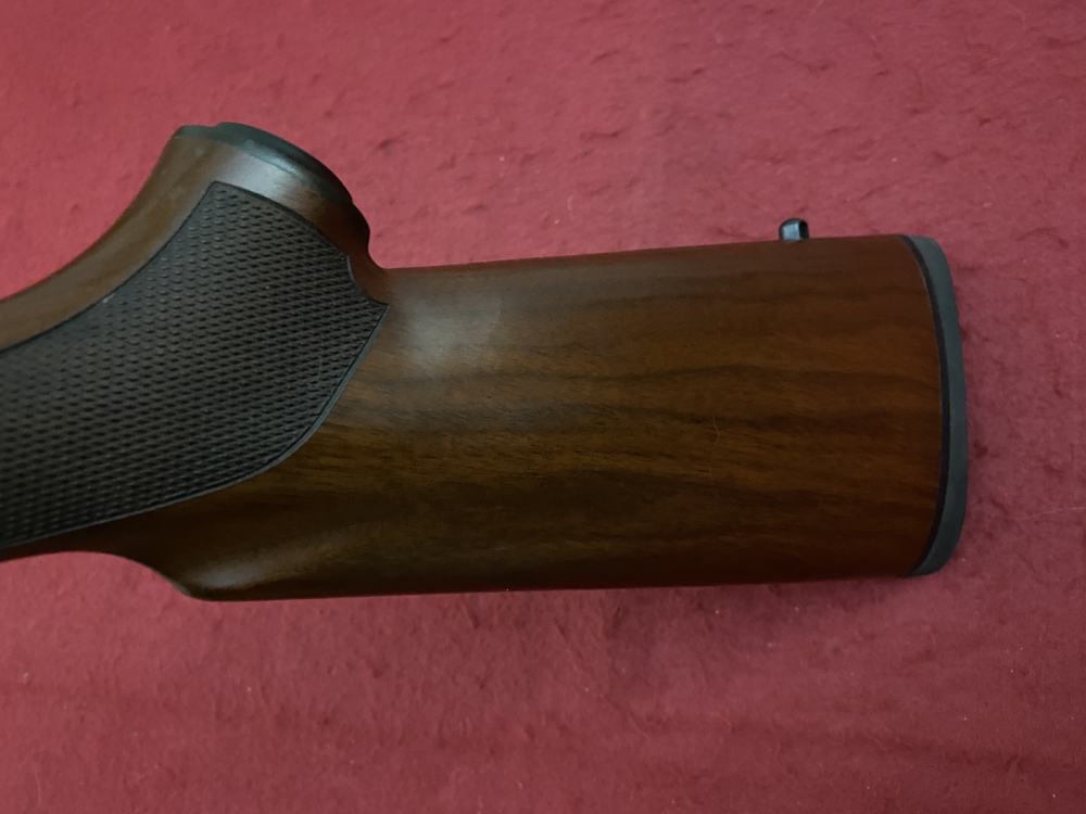 Excellent Ruger M77 Hawkeye African .375 Ruger 23" Walnut blued 07129-img-7