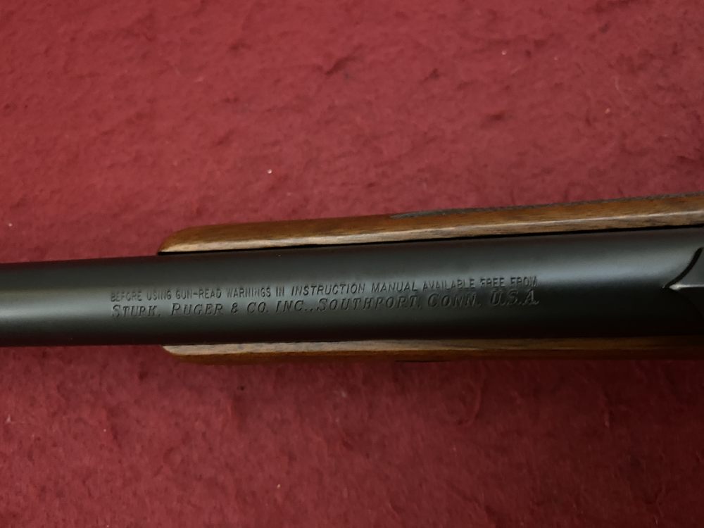Excellent Ruger M77 Hawkeye African .375 Ruger 23" Walnut blued 07129-img-103