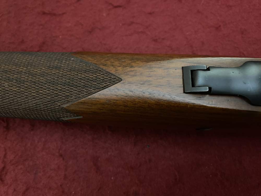 Excellent Ruger M77 Hawkeye African .375 Ruger 23" Walnut blued 07129-img-83