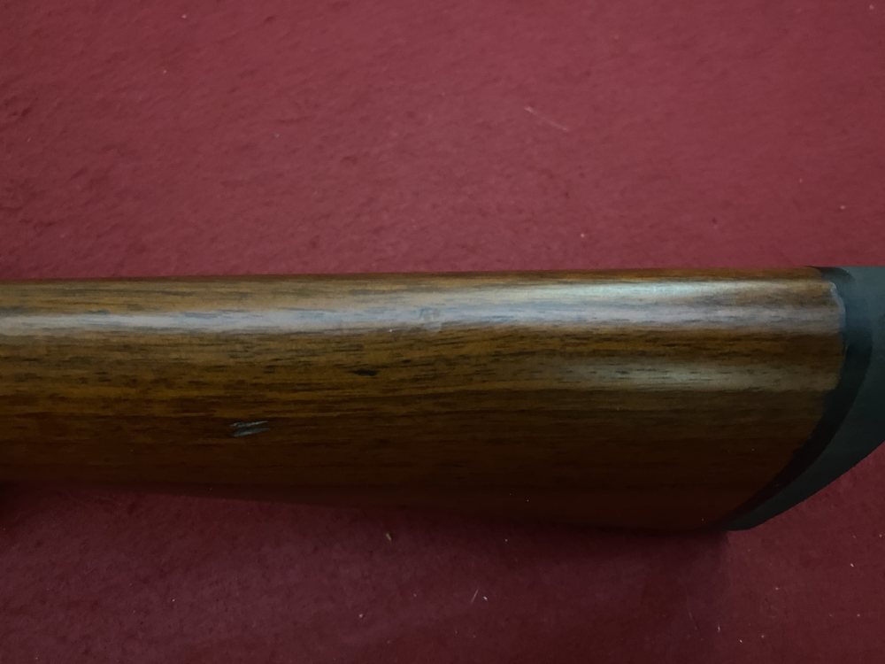 Excellent Ruger M77 Hawkeye African .375 Ruger 23" Walnut blued 07129-img-92