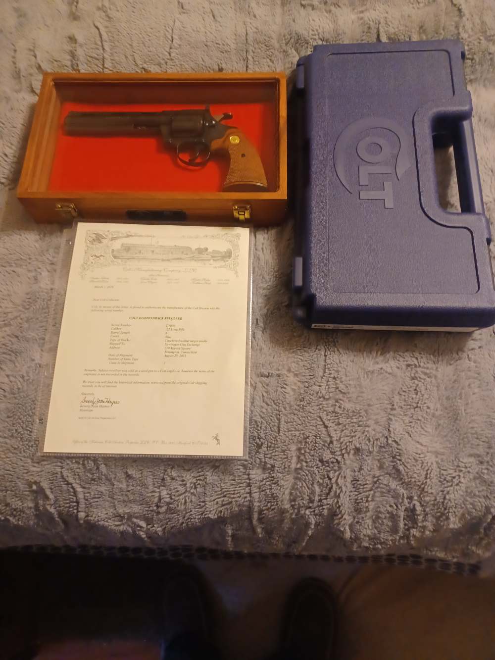 Colt Diamondback 22 Revolver...Serial  # D1000...AMAZING FIND!-img-0