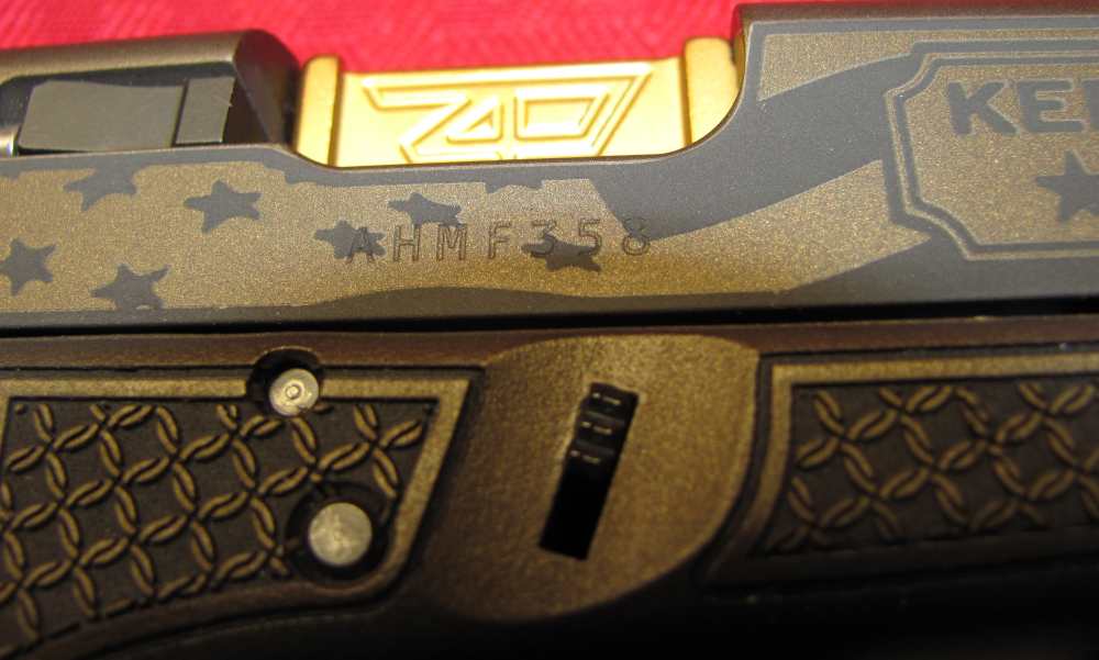 TRUMP 45 GLOCK 19 ZP4 THREADED BRL BRONZE ENGRAVED 2 MAGS NOS-img-18