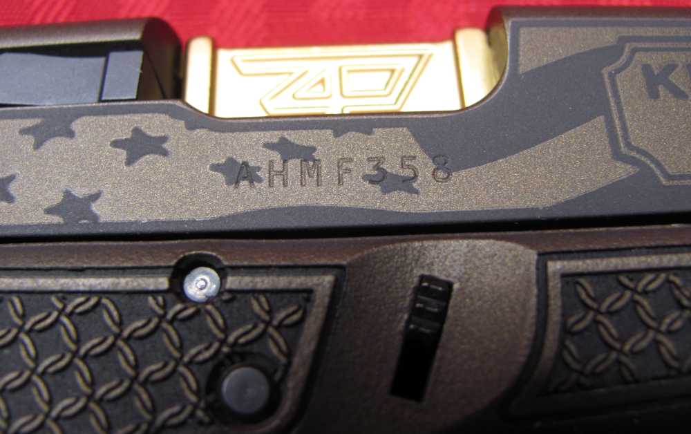 TRUMP 45 GLOCK 19 ZP4 THREADED BRL BRONZE ENGRAVED 2 MAGS NOS-img-17
