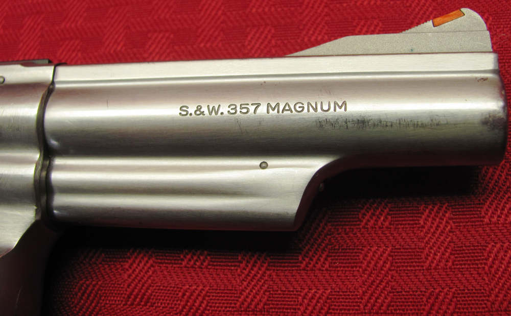 VINTAGE S&W 66 4"INCH BRL SIX SHOT SS REVOLVER 357 MAG PINNED/CBRD VGCOND -img-7