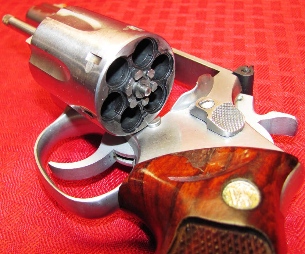 VINTAGE S&W 66 4"INCH BRL SIX SHOT SS REVOLVER 357 MAG PINNED/CBRD VGCOND -img-12
