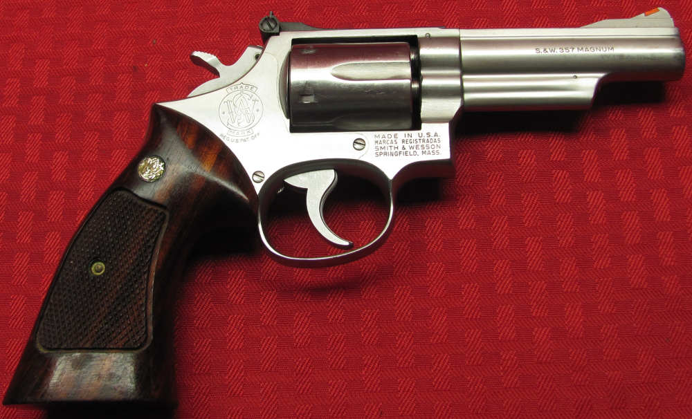 VINTAGE S&W 66 4"INCH BRL SIX SHOT SS REVOLVER 357 MAG PINNED/CBRD VGCOND -img-4