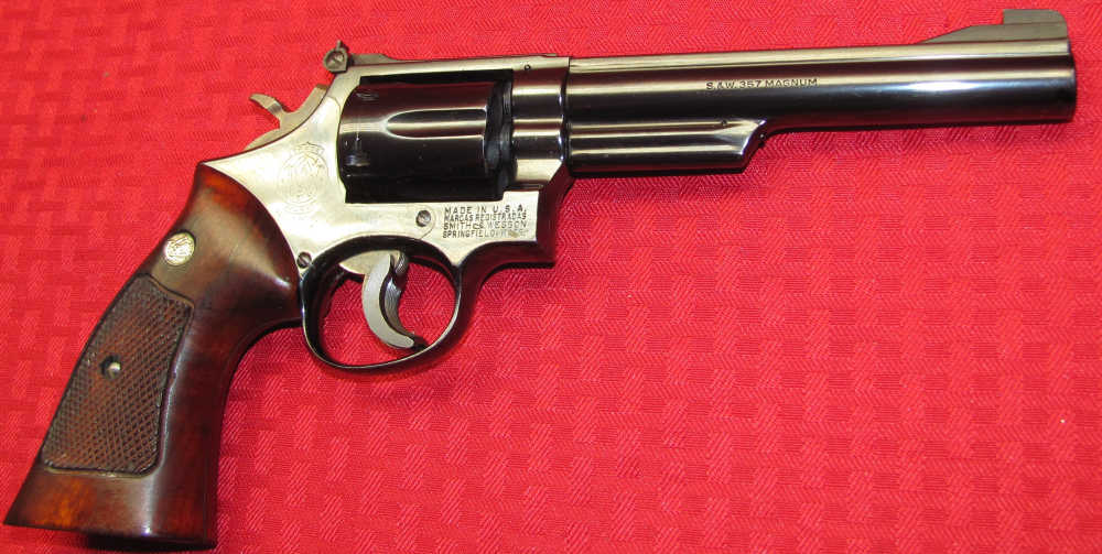 VINTAGE S&W 19-3 SIX INCH BRL 357 MAG ADJ SIGHT TARGET GRIPS MFG 1970-img-17