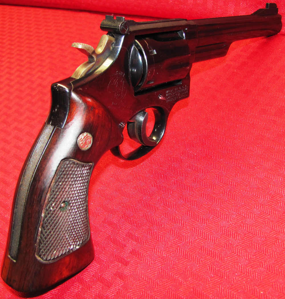 VINTAGE S&W 19-3 SIX INCH BRL 357 MAG ADJ SIGHT TARGET GRIPS MFG 1970-img-11