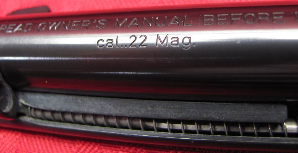 HWR GERMANY BOUNTY HUNTER 22LR / 22WMR SAA UNFIRED ORG BOX NOS-img-5