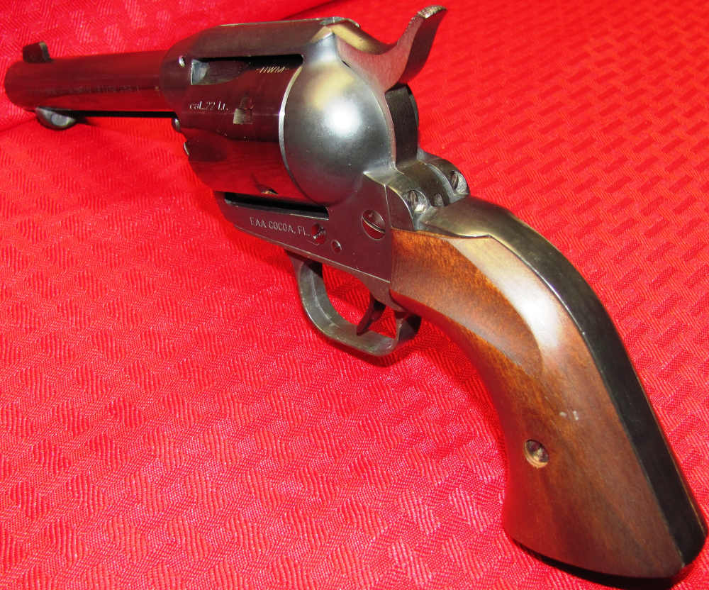 HWR GERMANY BOUNTY HUNTER 22LR / 22WMR SAA UNFIRED ORG BOX NOS-img-12