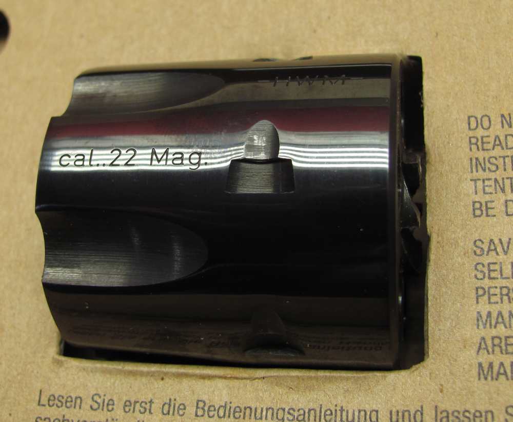 HWR GERMANY BOUNTY HUNTER 22LR / 22WMR SAA UNFIRED ORG BOX NOS-img-3