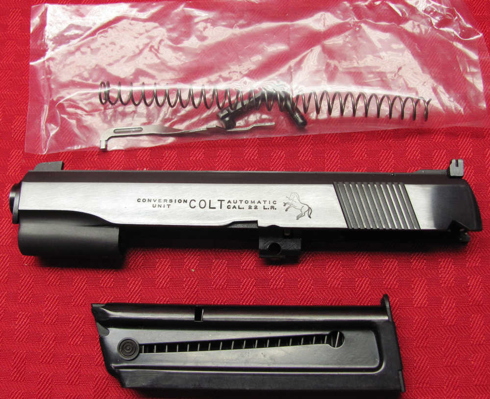 COLT GOVT MODEL MKIV/SERIES 70 22 CAL CONVERSION KIT 45ACP TO 22LR w/MANUAL-img-9