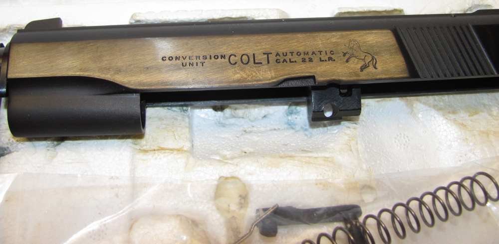 COLT GOVT MODEL MKIV/SERIES 70 22 CAL CONVERSION KIT 45ACP TO 22LR w/MANUAL-img-2