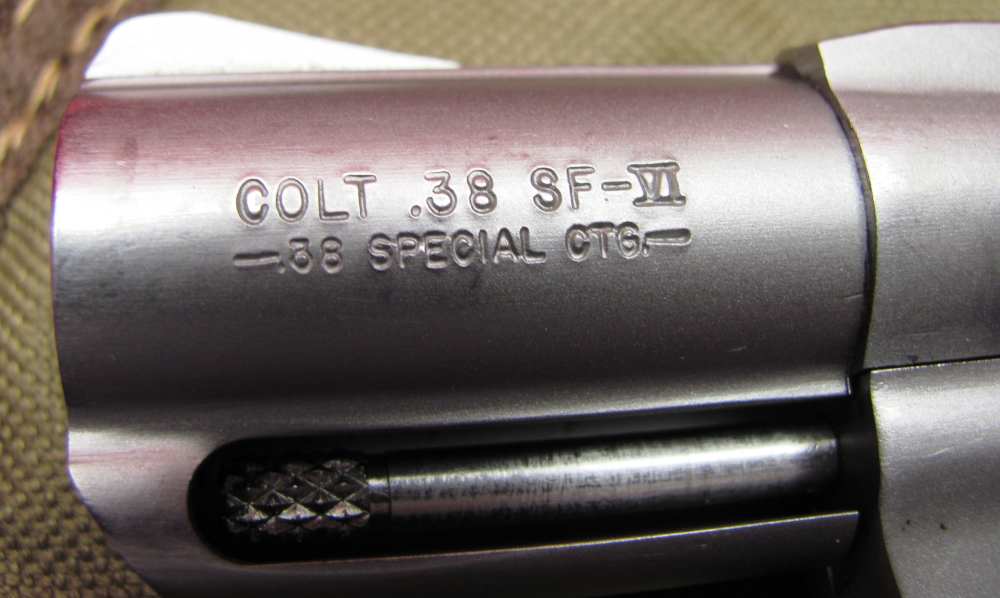 COLT 38 SF VI 2 INCH BRL MATTE SS FINISH PACHMYR COLT GRIPS GD COND-img-9