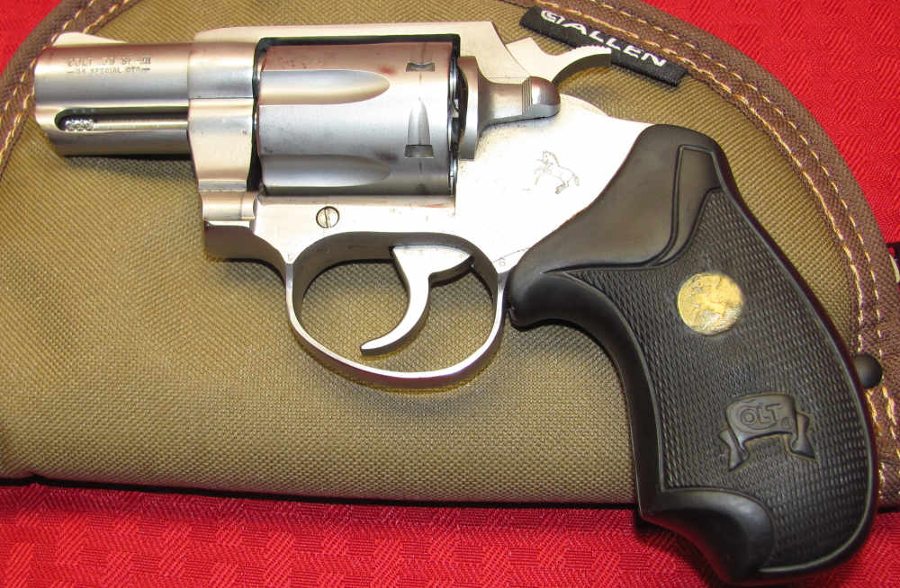 COLT 38 SF VI 2 INCH BRL MATTE SS FINISH PACHMYR COLT GRIPS GD COND-img-16