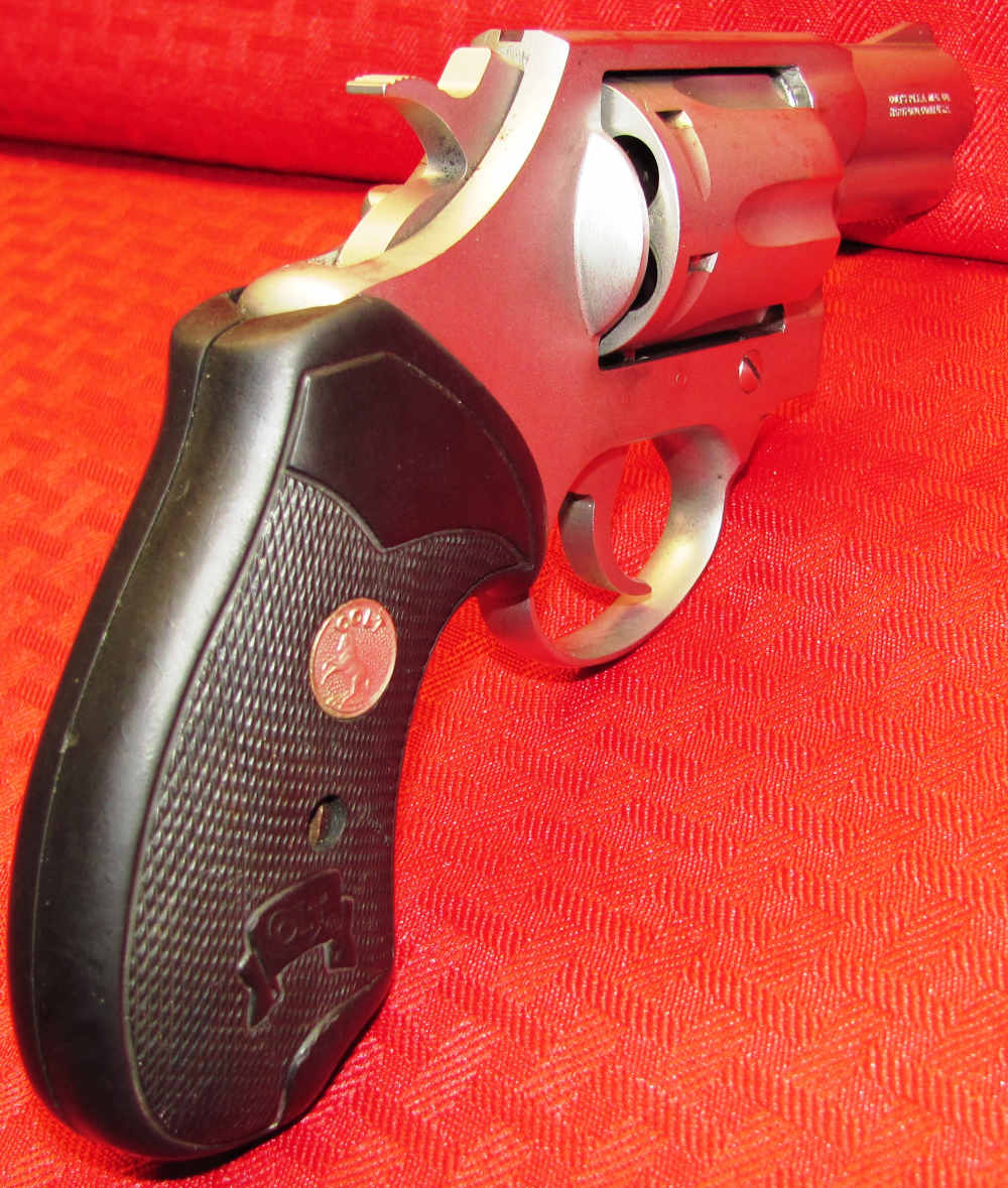 COLT 38 SF VI 2 INCH BRL MATTE SS FINISH PACHMYR COLT GRIPS GD COND-img-13
