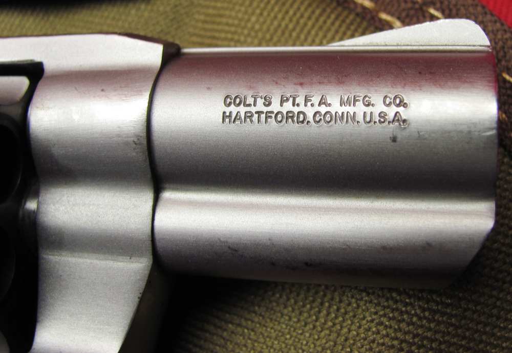COLT 38 SF VI 2 INCH BRL MATTE SS FINISH PACHMYR COLT GRIPS GD COND-img-1