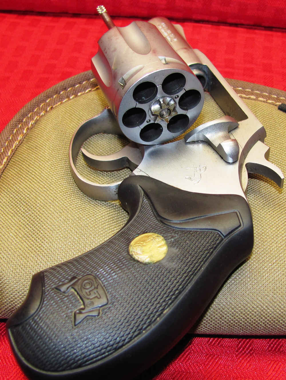 COLT 38 SF VI 2 INCH BRL MATTE SS FINISH PACHMYR COLT GRIPS GD COND-img-11