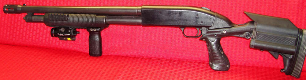 MOSSBERG 500 THUNDER RANCH 12 GAUGE PUMP BREACHER w KNOXX SPECOP STK TLR2 S-img-1