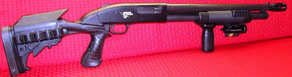 MOSSBERG 500 THUNDER RANCH 12 GAUGE PUMP BREACHER w KNOXX SPECOP STK TLR2 S-img-7