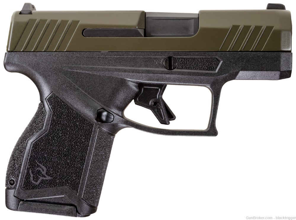 Taurus 1GX4M93B GX4 9mm Luger 11+1 3.06" Black Frame Green Slide Safety    -img-2