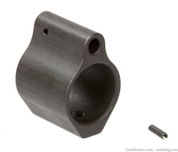 AR 15 Micro Low Profile 750 Gas Block steel w Roll Pin and Screws AR15 AR10-img-1
